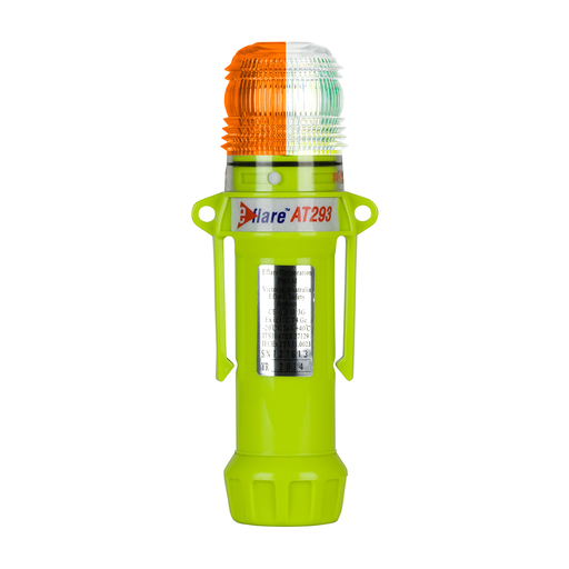 Product image for PIP 939-AT293-A/W AMBER/WHITE FLASHING 2-COLOR 4+4 LED FOUR AA BATTERIES BRIGHTER