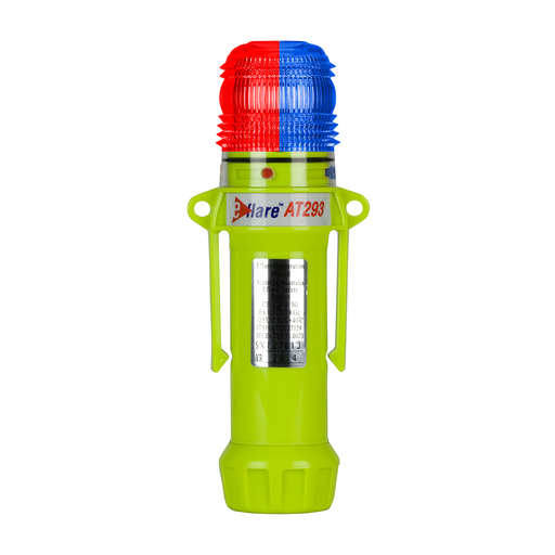 Product image for PIP 939-AT293-R/B RED/BLUE FLASHING 2-COLOR 4+4 LED FOUR AA BATTERIES BRIGHTER