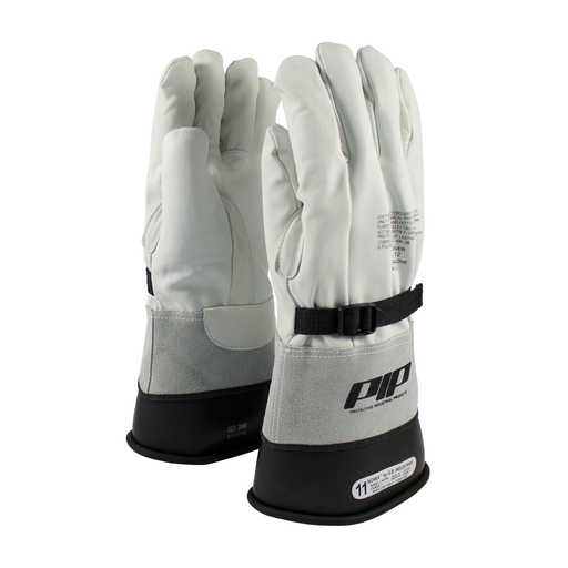 Product image for PIP 148-5000/12 TOP GRAIN GOATSKIN LEATHER PROTECTOR FOR NOVAX GLOVES, REINFORCED STRAIGHT THUMB, NYLON