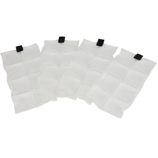 Replacement Phase Change Cooling Packs - 4 Pack, Clear, OS