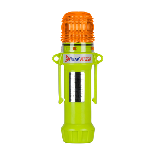 Product image for PIP 939-AT290-A AMBER FLASHING/STEADY-ON 1-COLOR 8 LED FOUR AA BATTERIES BRIGHT