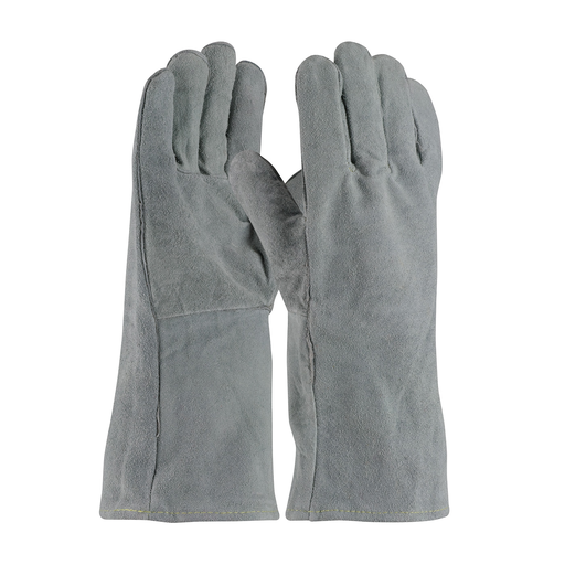 Product image for PIP 73-888A WELDERS' GLOVES, ECONOMY GRADE WITH COTTON LINING, GRAY COLOR PURCHASED PER DOZEN