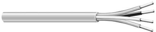 22 AWG, Multi-conductor Electronic Cable, 6 Conductor, Unshielded, Gray