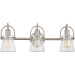 Stafford Bath 3 light brushed nickel