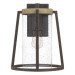 Brockton Outdoor wall 1 light rustic black
