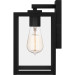 Westover Outdoor wall 1 light earth black