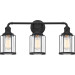 Product image for Quoizel LUD8624EK Ludlow 3 Light Vanity - Earth Black
