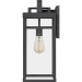 Keaton Outdoor wall 1 light mottled black