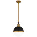 Product image for QUO QPP5352MBK SULLIVAN MINI PENDANT 1 LIGHT MA TTE BLACK
