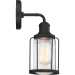 Ludlow Wall 1 light earth black