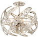 Product image for Crescent 4 Light Semi-Flush Mount - Polished Nickel