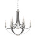 Product image for Alana 9 Light Chandelier - Mystic Black