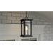 Moira Outdoor hanging 1 light earth black