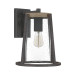 Brockton Outdoor wall 1 light rustic black