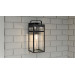 Keaton Outdoor wall 1 light mottled black
