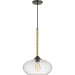 Product image for Quoizel QPP4033TK Merino 1 Light Mini Pendant - Tarnished Bronze
