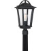 Product image for Darius 1 Light Post Lantern - Earth Black