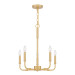 Product image for Abner 5 Light Chandelier - Aged Brass