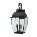 Product image for Bain 3 Light Large Wall Lantern - Mystic Black