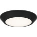 Product image for QUO VRG1605EK VERGE FLUSH MOUNT 5IN D EARTH BL ACK