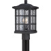 Product image for Stonington 1 Light Post Lantern - Mystic Black