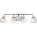 Product image for Trilogy 4 Light Vanity - Brushed Nickel