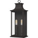Product image for QUO ABY8408OZ ABERNATHY OUTDOOR WALL 2 LIGHTS OLD BRONZE
