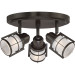 Product image for Winside 3 Light LED Flush Mount - Western Bronze