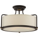 Product image for Calvary 3 Light Semi-Flush Mount - Western Bronze