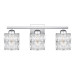 Product image for QUO GIB8622C GIBSON BATH 3 LIGHTS POLISHED CH ROME