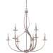 Product image for Serenity 9 Light Foyer Pendant - Italian Fresco