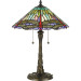 Product image for QUOIZEL TF5220T TABLE LAMP TIFFANY 2 LIGHT