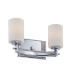 Product image for Taylor 2 Light Vanity - Polished Chrome