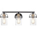 Product image for Emerson 3 Light Vanity - Matte Black