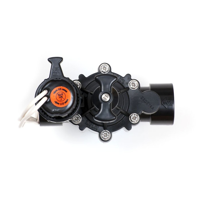100PGA - 1 in. Inlet Inline Plastic Residential/Commercial Irrigation Valve