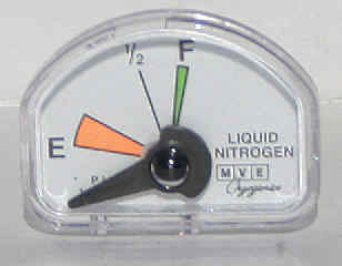 Liquid Level Indicator Dial Gauge - Nitrogen - New Style