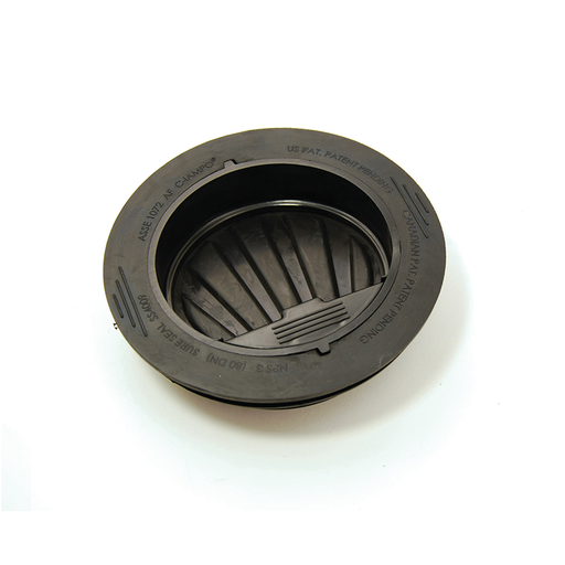 RectorSeal SureSeal 97044 Drain Trap Seal, Inline Floor, Plumbing, 4"