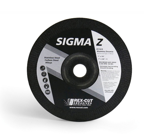 Sigma Z - 7" x 1/4" x 7/8
