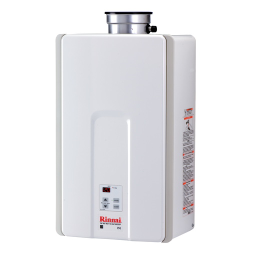V94 High Efficiency 9.8 GPM 199,000 BTU Natural Gas Tankless Water Heater, White
