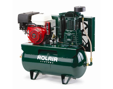 13 HP Electric-Start Honda, 23 CFM@175PSI, 30 Gall Truck-Mount Compressor