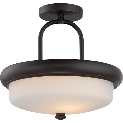 DYLAN 2 LT LED SEMI FLUSH 62-414