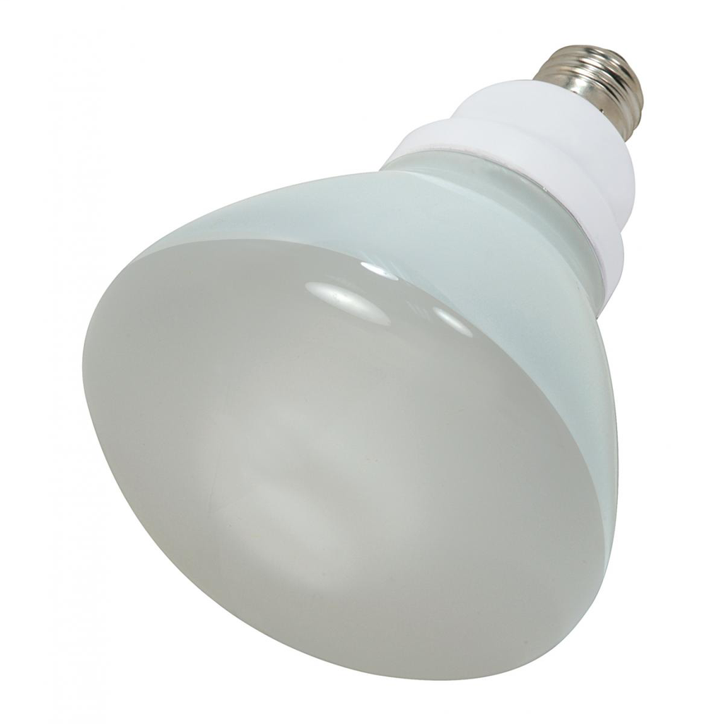SATCO S7242 23 W 120 Volt 82 CRI 4100 K 1090 Lumen E26 Medium Base R40 Compact Fluorescent Lamp SATCO S7242 23 W 120 Volt 82 CRI 4100 K 1090 Lumen E26 Medium Base R40 Compact Fluorescent Lamp