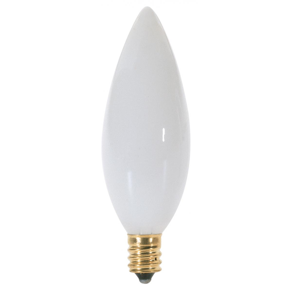 SATCO A3689 40W TORP CAND WHT 130V SATCO A3689 40W TORP CAND WHT 130V