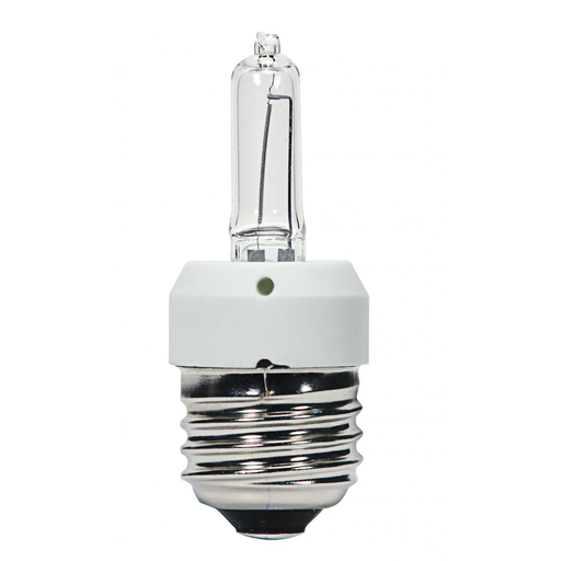 Satco S3160 35 Watt T4 Halogen 12 Volts Bi Pin GY6.35 Base Pack of 10 Clear