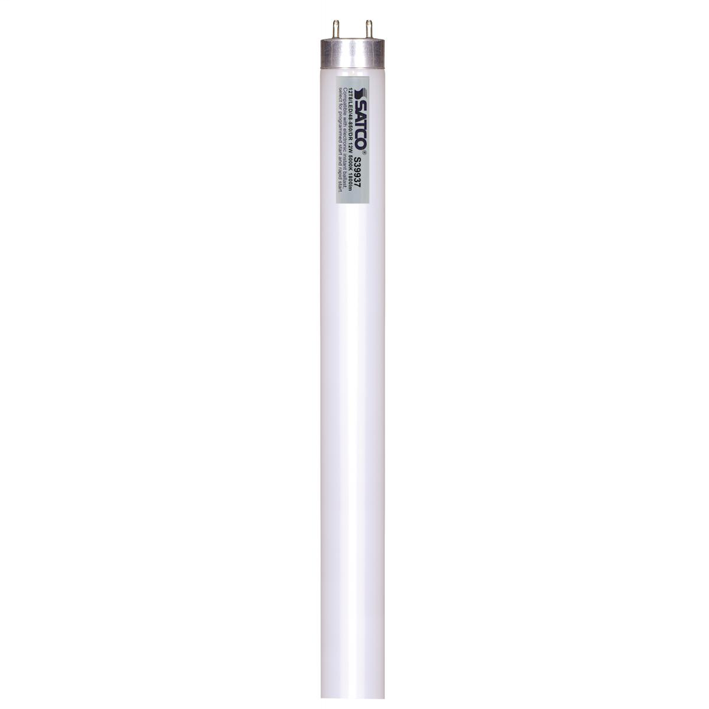 SAT S39937 12W T8 LED; MEDIUMBI-PIN BASE; 5000K; 50000 AVERAGERATED HOURS; 1800 LUMENS; TYPE A;BALLAST DEPENDENT SAT S39937 12W T8 LED; MEDIUMBI-PIN BASE; 5000K; 50000 AVERAGERATED HOURS; 1800 LUMENS; TYPE A;BALLAST DEPENDENT