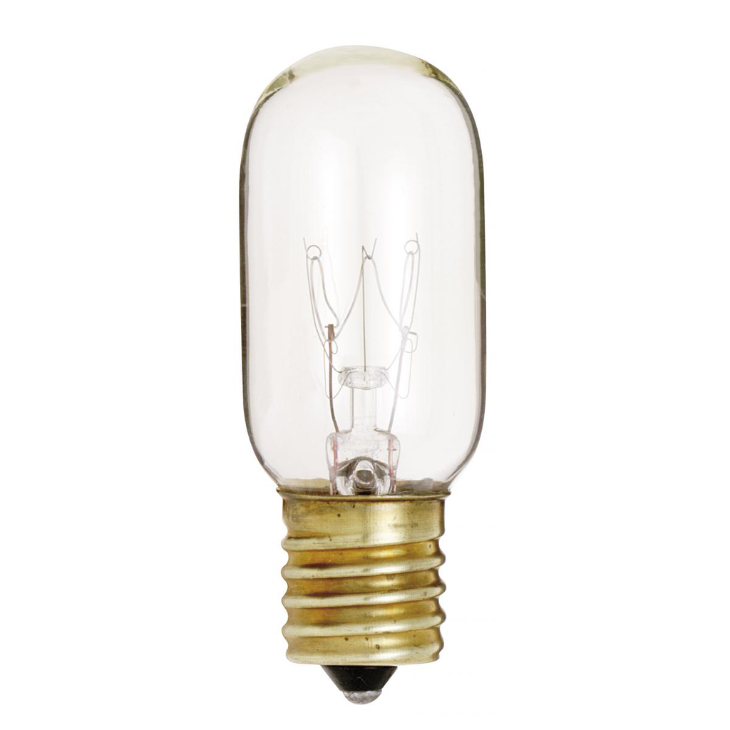 SATCO S3908 25 W T8 Clear 190 lumens Intermediate Base 130 Volt Incandescent Lamp SATCO S3908 25 W T8 Clear 190 lumens Intermediate Base 130 Volt Incandescent Lamp