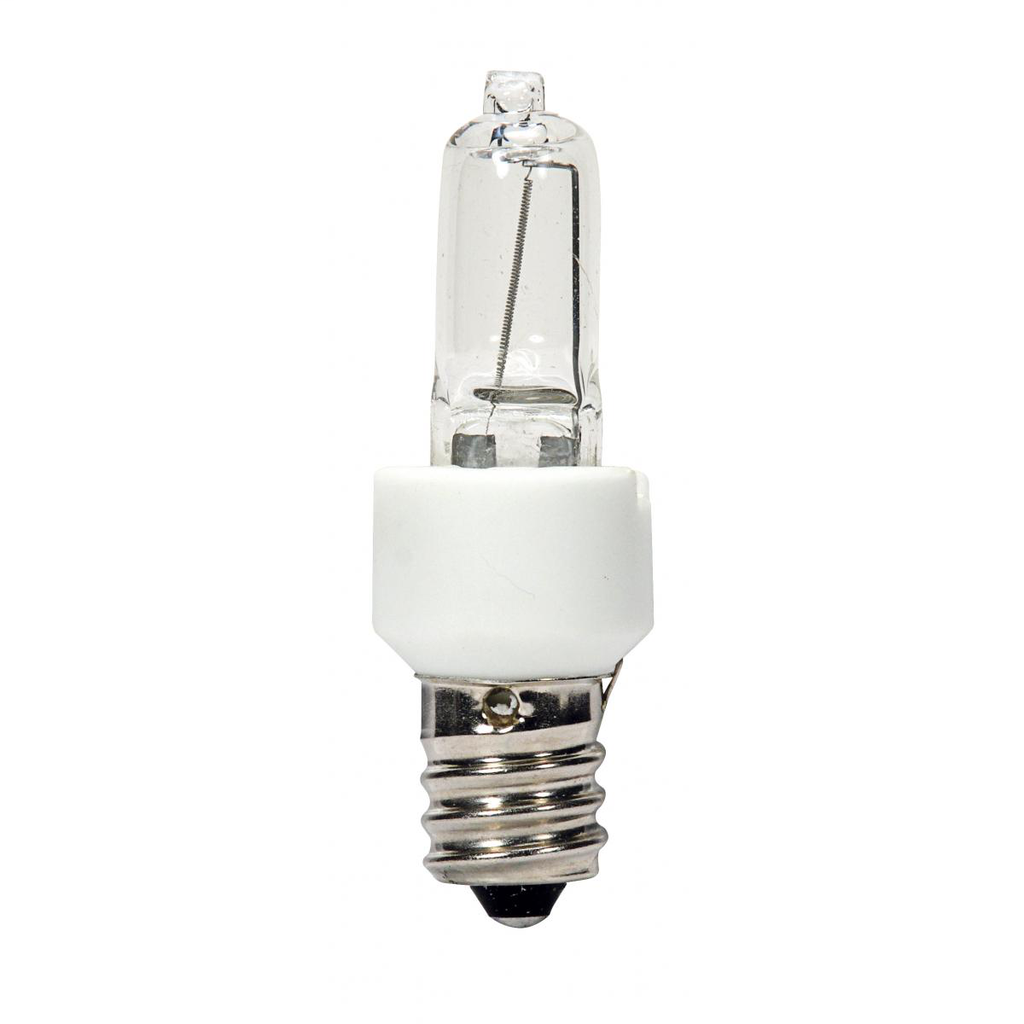 SATCO S4482 60 W 120 Volt 960 Lumen Clear E12 Candelabra Base T3 Halogen Lamp SATCO S4482 60 W 120 Volt 960 Lumen Clear E12 Candelabra Base T3 Halogen Lamp
