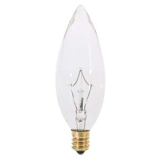 Clear 25-Pack 195-Lumen Light Bulb with Candelabra Base GE Lighting 15790 25-Watt