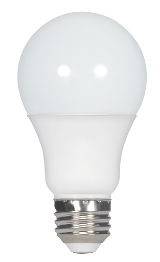 9.8 Watt; A19 LED; Medium base; 2700K; Frosted; 220 deg. Beam Angle; 120 Volt; 2-Pack Display Pack