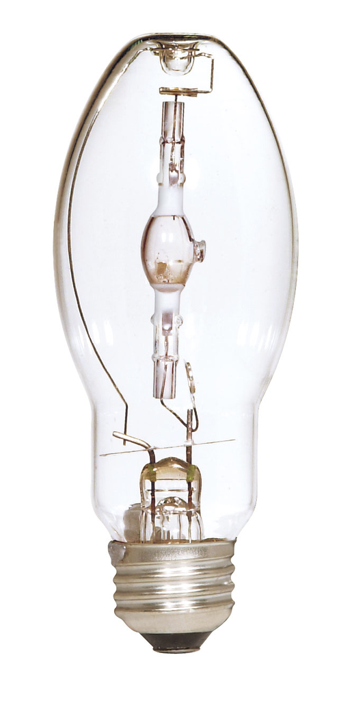Product image for Satco S4828 175W Metal Halide HID; Medium base; EDX17; Clear; 65 CRI; 3600K